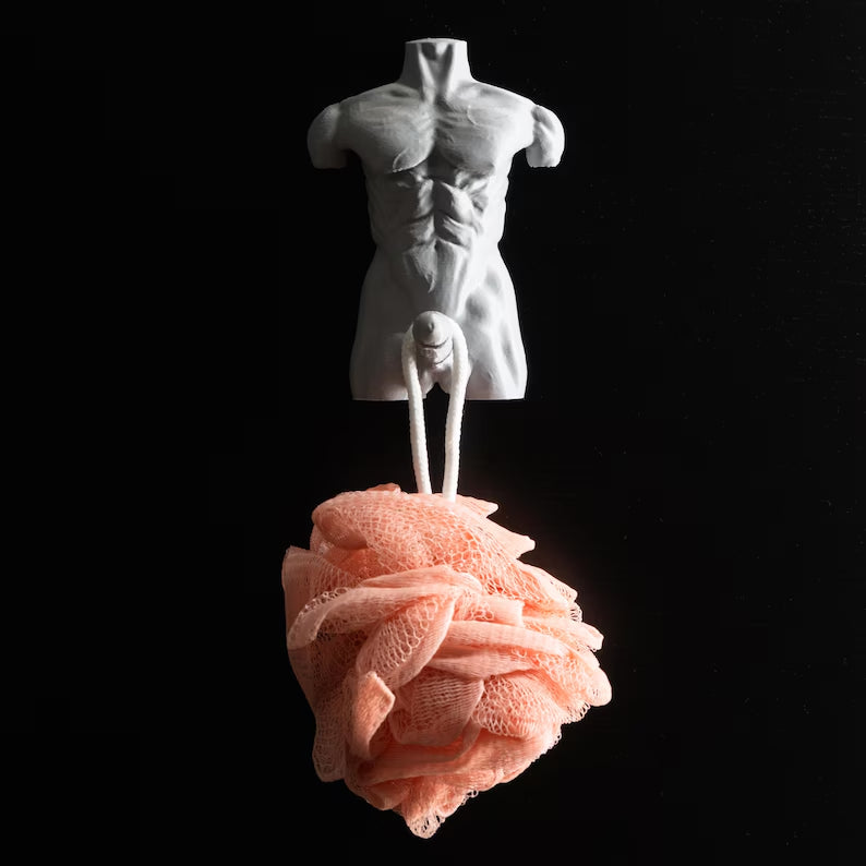 "Hung Hook" Fun Muscular Man Wall Hook