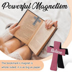 🔥LAST DAY BUY 2 GET 1 FREE📖12 Pcs Magnetic Cross Bookmarks Gifts for Bible Study, Readers, Teachers, Students🌸✝️