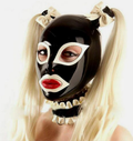 Latex Pigtail Full-Face Mask 121