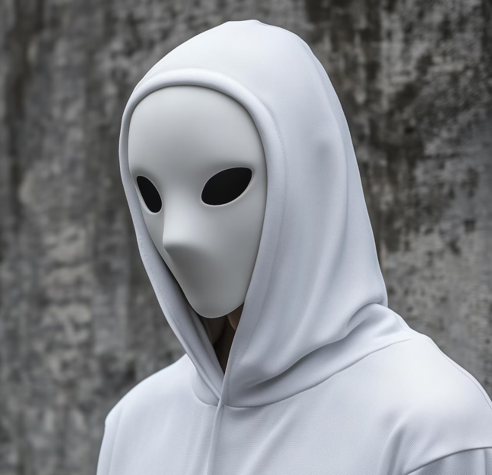 Minimalist Alien Full-Face Mask 136