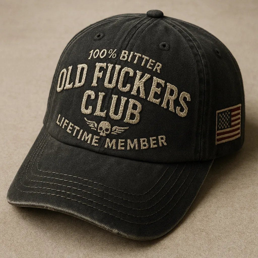 “Old Fuckers Club-Vintage Baseball Cap