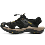 (⏳NOW ON: 53% OFF Independence Day Sale! 🔥)Men's Outdoor Sandals Sports Hiking Closed Toe Leather Athletic Sandals