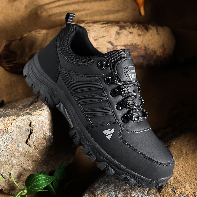 (💥Hot-Selling : 70% OFF Sale!🔥) Men’s Leather Hiking & Outdoor Shoes – Orthopedic Comfort, Non-Slip, Lightweight, Breathable, Durable 3 Years