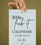 🔥LAST DAY 50% OFF - 😈🗓️The 2026 "F*ck It" Calendar - A Year of Unfiltered Liberation ✨