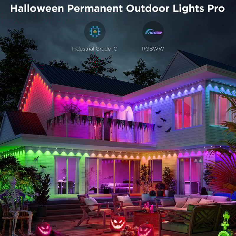 🎅 Early Christmas 49%OFF - 2025 Upgraded Smart Rainbow LED Permanent Outdoor Lights Pro - Smartlight 🎁
