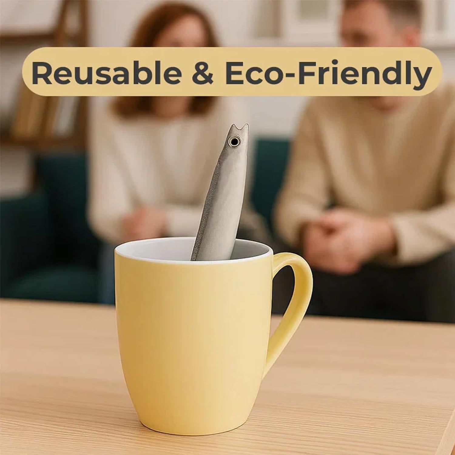 🎁LAST DAY 49% OFF-🤣Ceramic Fish Straw🐟| Your drink has never been this fun!🥤