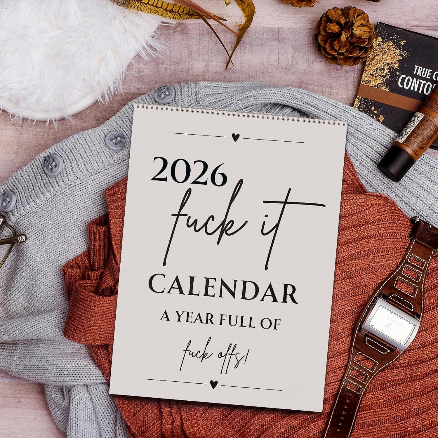 🔥LAST DAY 50% OFF - 😈🗓️The 2026 "F*ck It" Calendar - A Year of Unfiltered Liberation ✨