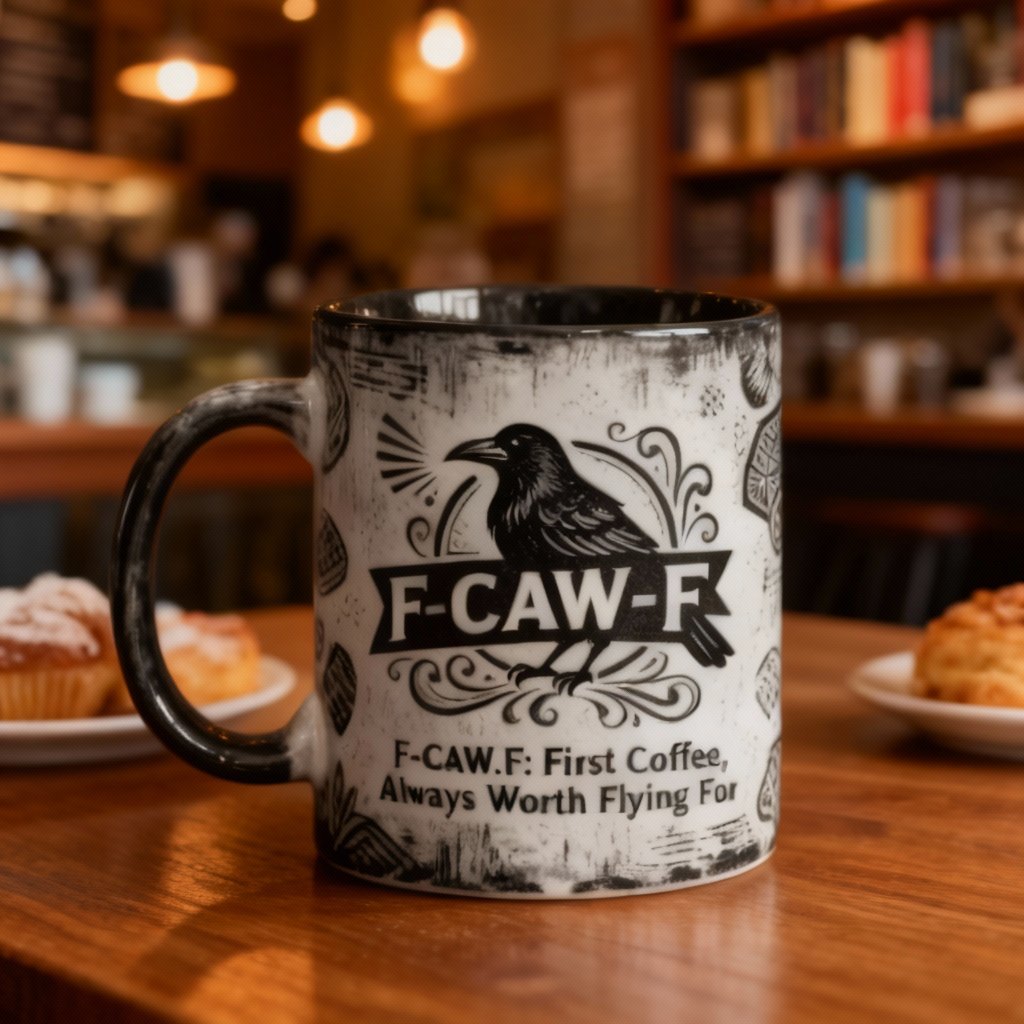 🔥New Launch🔥F-CAW-F Coffee Mug – The First Coffee, Always Worth Flying For