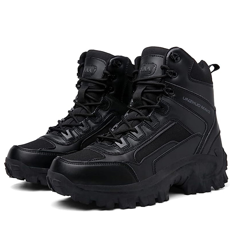 Men's Combat Boots Orthopedic Support Hiking Boots Waterproof Anti-Puncture Work Boots