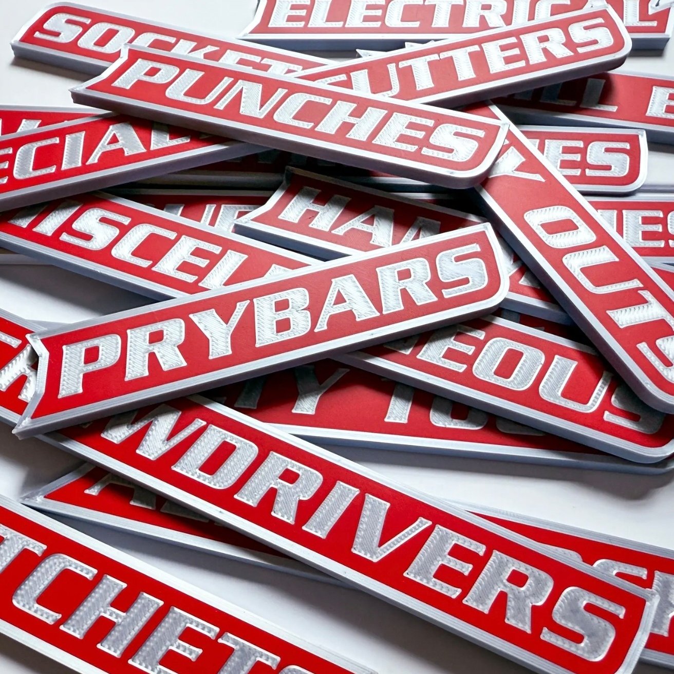 🔥Hot Sale 49% off🌟12 Pack of  Magnetic Toolbox Labels🔩