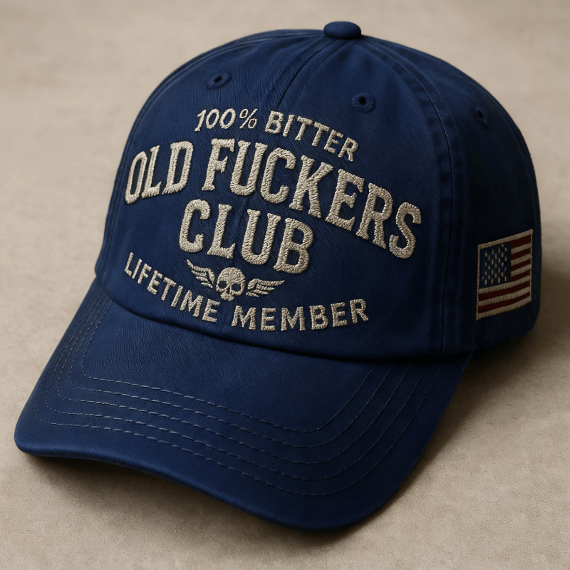 “Old Fuckers Club-Vintage Baseball Cap