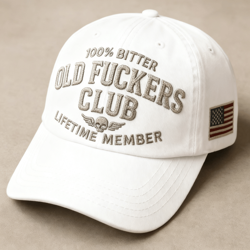 “Old Fuckers Club-Vintage Baseball Cap