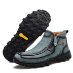 (⏰NOW ON: 70% OFF Sale! 🔥)Men's Premium Motorcycle Boots – Hand-Stitched Genuine Leather, USMCA Recommended - Wide Toe, Waterproof, Anti-Slip, Anti-Sprain, Ortho Support, Suitable for Riding, Work, Driving, Hiking