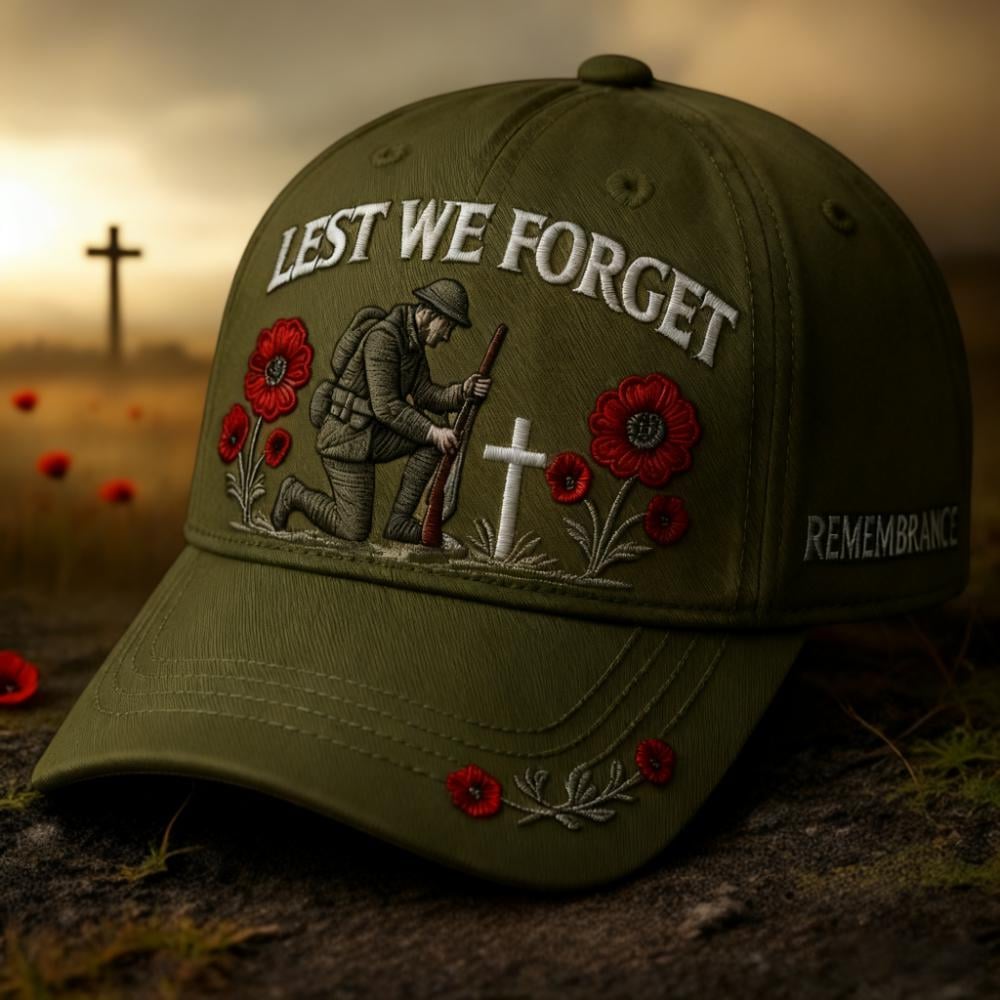 🌹Heroes Never Forgotten Remembrance Cap✝️ Keep Their Memory Alive
