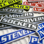 🔥Hot Sale 49% off🌟12 Pack of  Magnetic Toolbox Labels🔩