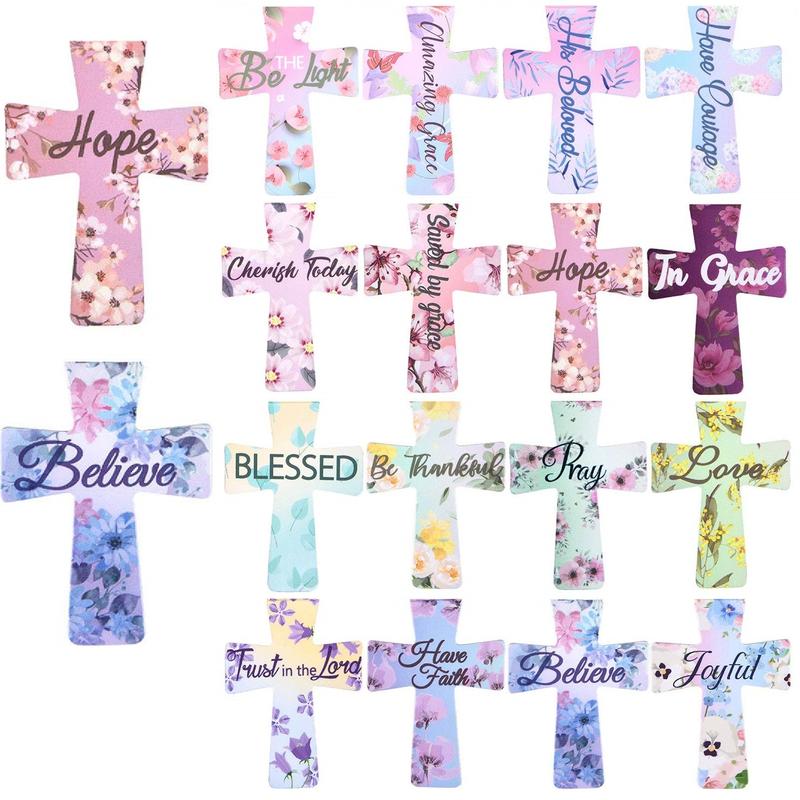 🔥LAST DAY BUY 2 GET 1 FREE📖12 Pcs Magnetic Cross Bookmarks Gifts for Bible Study, Readers, Teachers, Students🌸✝️