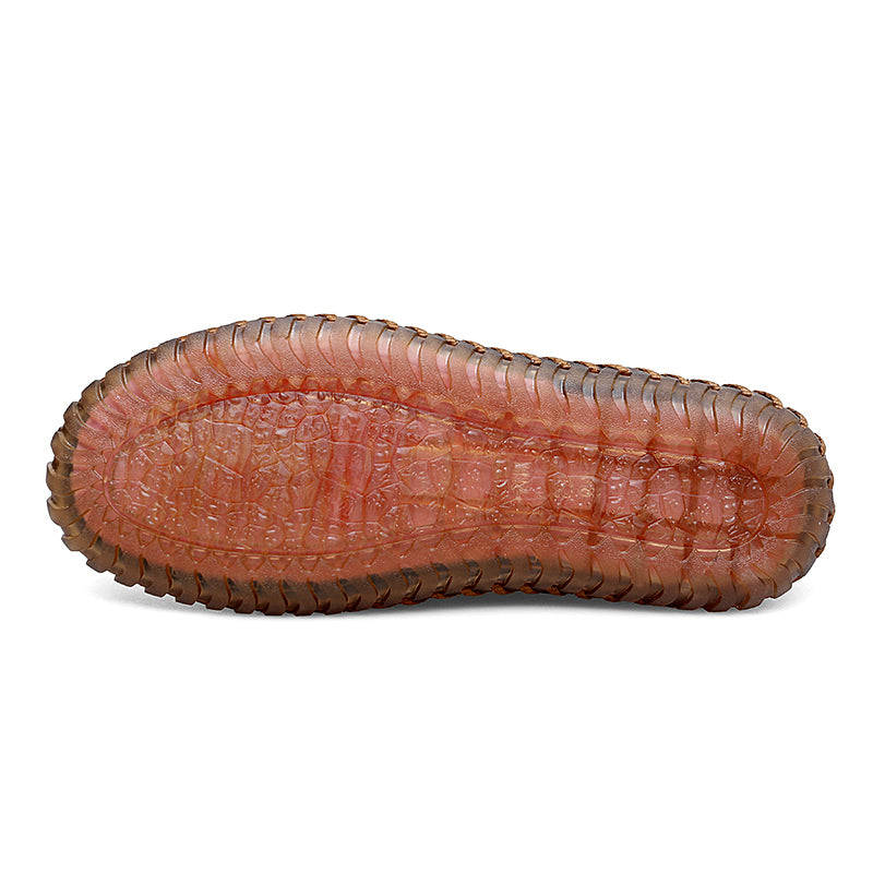 (⏰Last Day 70% OFF🔥)Men's Handcrafted Suede Slip-On Loafers | Lightweight, Rebound Cushioning for Driving & Casual Comfort