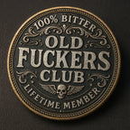 🏆Flash Sale 60% OFF - Old F*ckers Club – Lifetime Member Coin