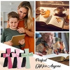 🔥LAST DAY BUY 2 GET 1 FREE📖12 Pcs Magnetic Cross Bookmarks Gifts for Bible Study, Readers, Teachers, Students🌸✝️