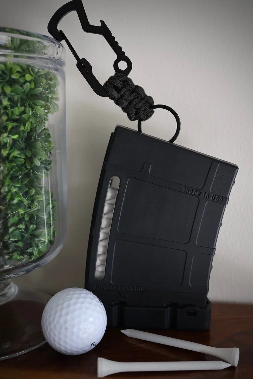 🔥LAST DAY 50% OFF⛳Golf Tee Magazine Holder with Paracord Clip