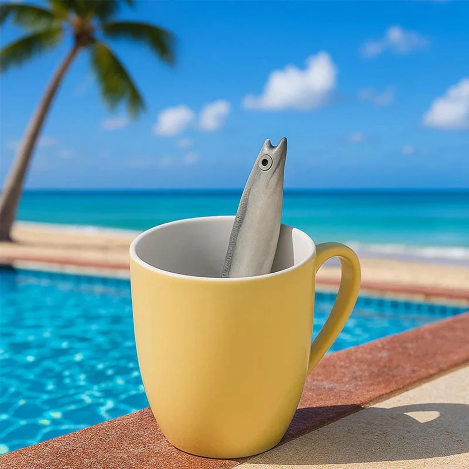 🎁LAST DAY 49% OFF-🤣Ceramic Fish Straw🐟| Your drink has never been this fun!🥤