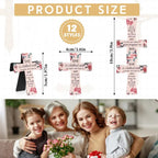 🔥LAST DAY BUY 2 GET 1 FREE📖12 Pcs Magnetic Cross Bookmarks Gifts for Bible Study, Readers, Teachers, Students🌸✝️