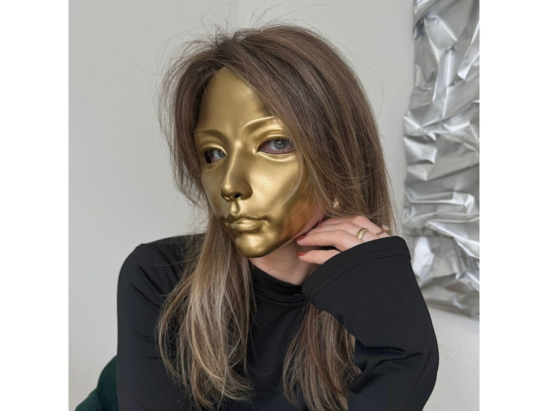 Handcrafted Gold Mask 140