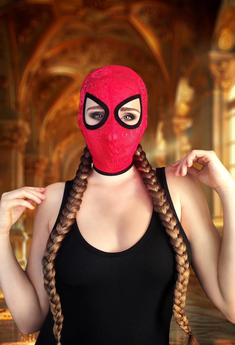 Handmade lace bandage mask 25