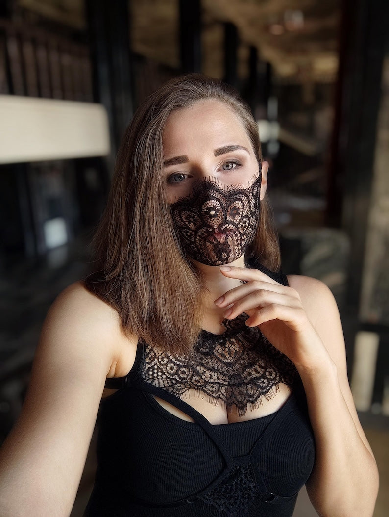 Handmade Lace mask,Rave mask.