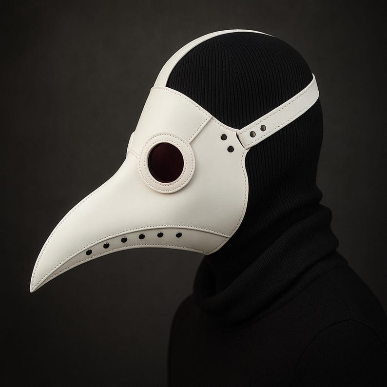 Steampunk Plague Doctor Mask – Handmade Gothic Masquerade Costume