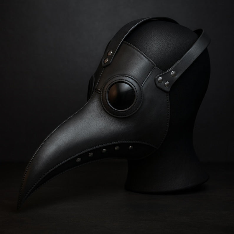 Steampunk Plague Doctor Mask – Handmade Gothic Masquerade Costume