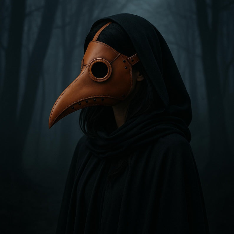 Steampunk Plague Doctor Mask – Handmade Gothic Masquerade Costume